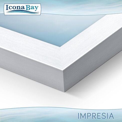 مجموعة إطارات الصور Icona Bay مقاس 5x7 (أسود، 10 عبوات)، تصميم عصري بسيط، مسند للطاولة وخطافات تعليق على الحائط، مجموعة Impresia in Kuwait