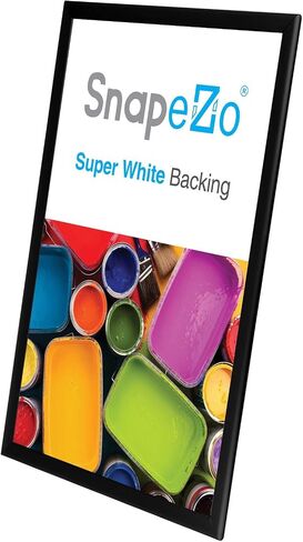 SnapeZo Poster Frame 36x48, Black, 1.25 Inch Aluminum Profile, Front-Loading Snap Frame, Wall Mounting, Professional Series in Saudi Arabia