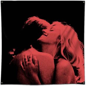 بساط حائط بتصميم فرقة تي في جيرل مقاس 36 × 36 انش من اربينجر، غطاء البوم مخرج فرنسي للتعليق على الحائط، راية فنية على الحائط لتزيين المنزل والسكن الجامعي in Kuwait