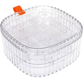 Acrylic Jewelry Organizer Box,Stackable 3-Layers Clear Jewelry Box with Lid,Travel Jewelry Case Gift for Women Girls,Earring Organizer Display Holder for Earrings Ring Studs Bracelet Necklace Crafts in Kuwait