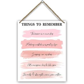 هدية الصحة العقلية للنساء والفتيات هدايا علم النفس العلاج مكتب العلاج ديكور خشبي لافتة معلقة، باب خشبي ملهم لوحة فنية جدارية للمنزل المستشار والمكتب والفصول الدراسية وغرفة النوم -22 in Kuwait