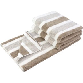 KinHwa Dog Towels Super Absorbent Microfiber for Small, Medium Dog Drying Towel for Drying Dogs Soft Pet Bath Towels and Cats with Embroidered Paw Pure+Grey 20inchx36inch in Kuwait
