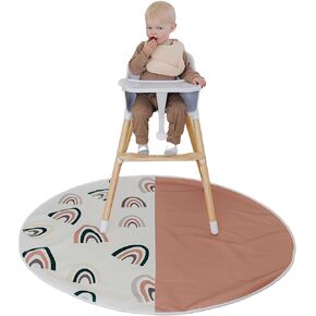 3-1 سجادة سبلات للأطفال لتحت الكرسي العالي | حصيرة الفن | حصيرة النزهة | حصيرة سبلات مقاومة للماء وقابلة للغسل | سجادة كرسي مرتفع للأرضية | حصيرة سبلاش لتحت الكرسي العالي | سجادة طعام لكرسي الأطفال المرتفع لالتقاط الطعام in Kuwait