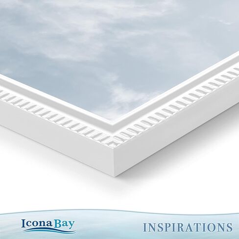مجموعة إطارات الصور السوداء من Icona Bay - 10 قطع (خمسة 4x6، ثلاثة 5x7، اثنتان 8x10)، مجموعة Inspirations Collection متعددة العبوات لمعرض الحائط المعاصر in Kuwait