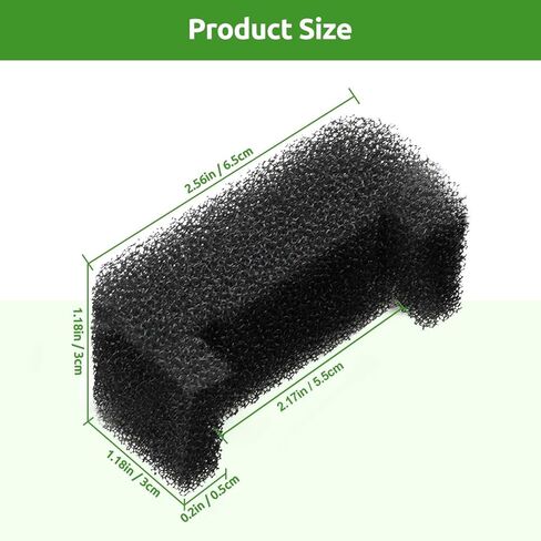 12 Pack Cat Water Fountain Sponge Filters for Wonder Creature Sponge Pet Fountain Filters, Dog Fountain Sponge Filter Replacement for Crystal, Fantasy, Catit and Aonboy Cat Fountain in Saudi Arabia