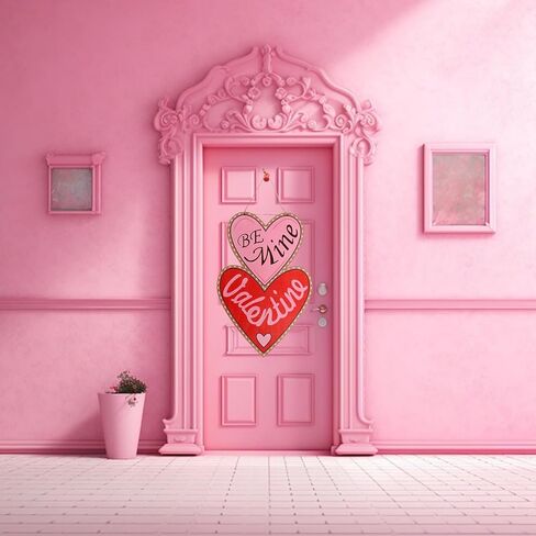 cnmg عيد الحب سماع شكل الباب شماعات عيد الحب علامة لديكور الباب الأمامي عيد الحب باب خشبي معلق علامة عيد الحب محادثة قلوب علامة الباب لغرفة النوم المنزلية in Kuwait