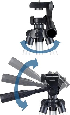 ترايبود الكاميرا UltraPro عالي التحمل من الألومنيوم مقاس 182.88 سم + حزمة جهاز تحكم عن بعد لاسلكية لكاميرات Canon الرقمية، يتضمن قماش تنظيف UltraPro Bonus من الألياف الدقيقة in Kuwait