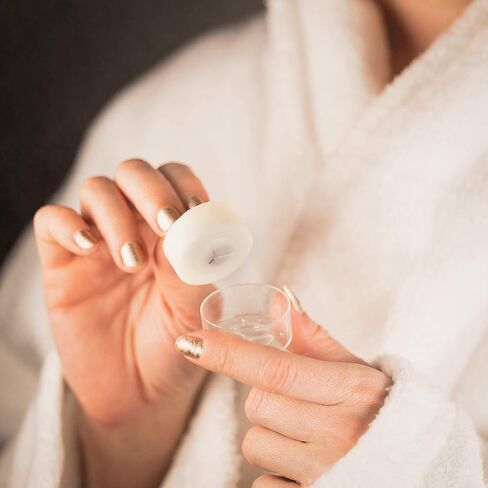 كاندل كوتور شموع معطرة بالفانيليا، 36 قطعة من شموع تي لايت مع كوب شفاف، شمع صويا معطرة للغاية بنسبة 95%، زيوت عطرية طبيعية، وقت احتراق طويل، مجموعة هدايا شموع للنساء in Kuwait