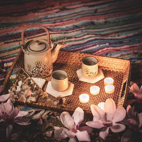 كاندل كوتور شموع معطرة بالفانيليا، 36 قطعة من شموع تي لايت مع كوب شفاف، شمع صويا معطرة للغاية بنسبة 95%، زيوت عطرية طبيعية، وقت احتراق طويل، مجموعة هدايا شموع للنساء in Kuwait