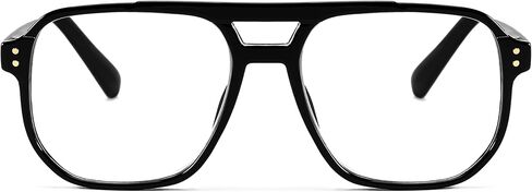 FEISEDY Retro Aviator Reading Glasses Women Men Blue Light Blocking Reader Plastic Lightweight Frame B0071 in Kuwait