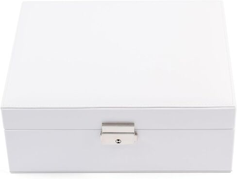 One Modern May Jewelry Box for Young Girls Teen Girls and Women with Lift Out Tray and Silver Latch - 9 x 7.5 x 3.4 inches (Pink) in Kuwait