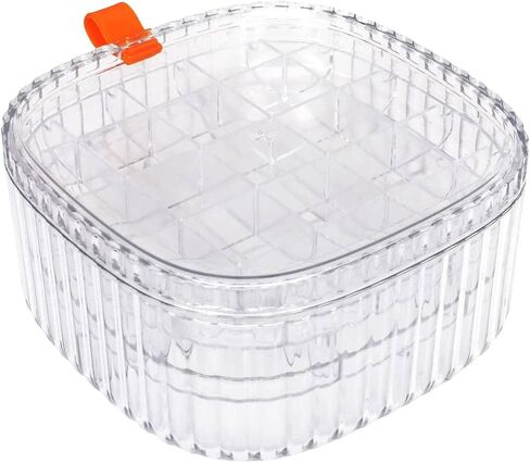 Acrylic Jewelry Organizer Box,Stackable 3-Layers Clear Jewelry Box with Lid,Travel Jewelry Case Gift for Women Girls,Earring Organizer Display Holder for Earrings Ring Studs Bracelet Necklace Crafts in Kuwait