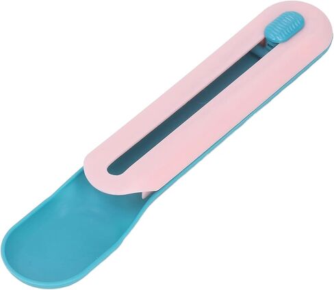GLOGLOW Premium Cat Food Spoon PP Plastic - Wet Treats Dispenser -, Sturdy & Exquisite Blue Spoon with Handle Suitable for Feeding Cats in Saudi Arabia