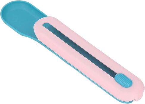 GLOGLOW Premium Cat Food Spoon PP Plastic - Wet Treats Dispenser -, Sturdy & Exquisite Blue Spoon with Handle Suitable for Feeding Cats in Saudi Arabia