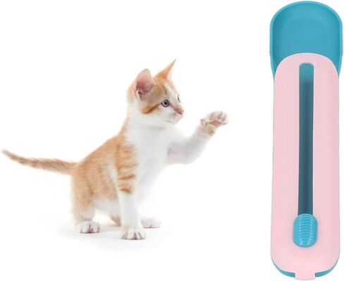GLOGLOW Premium Cat Food Spoon PP Plastic - Wet Treats Dispenser -, Sturdy & Exquisite Blue Spoon with Handle Suitable for Feeding Cats in Saudi Arabia