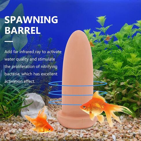 Fish Fish Breeding Cone Spawning Slates Ceramic Discus Angelfish Fish Reeding Cones Cave Bucket with Isolate Net for Aquarium Landscape Fish Tank Breeding Cage in Saudi Arabia