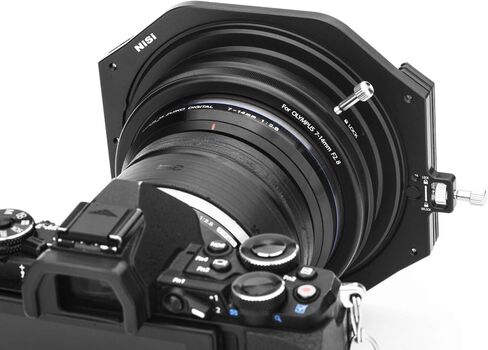 NiSi 100mm Filter Holder for Olympus 7-14mm f/2.8 PRO Lens | Holds 2 Filters 100x100mm and 100x150mm (ND, GND, Etc.), 360-Degree Filter Rotation | Long-Exposure and Landscape Photography in Saudi Arabia