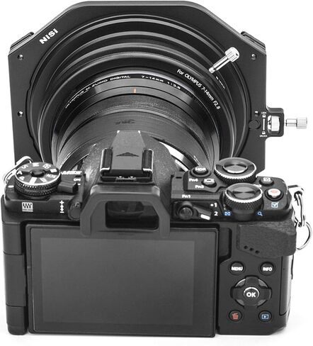 NiSi 100mm Filter Holder for Olympus 7-14mm f/2.8 PRO Lens | Holds 2 Filters 100x100mm and 100x150mm (ND, GND, Etc.), 360-Degree Filter Rotation | Long-Exposure and Landscape Photography in Saudi Arabia