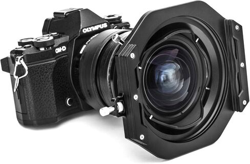 NiSi 100mm Filter Holder for Olympus 7-14mm f/2.8 PRO Lens | Holds 2 Filters 100x100mm and 100x150mm (ND, GND, Etc.), 360-Degree Filter Rotation | Long-Exposure and Landscape Photography in Saudi Arabia