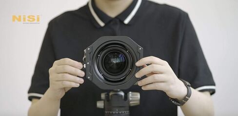 NiSi 100mm Filter Holder for Olympus 7-14mm f/2.8 PRO Lens | Holds 2 Filters 100x100mm and 100x150mm (ND, GND, Etc.), 360-Degree Filter Rotation | Long-Exposure and Landscape Photography in Saudi Arabia