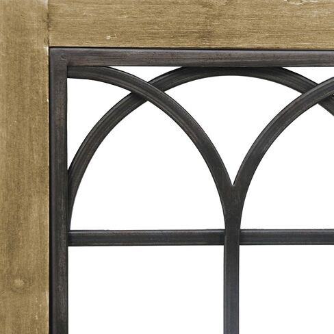 FirsTime & Co. Black Grandview Arch Wall Mirror, Rectangular, Wall Hanging Mirror for Bedroom, Entryway, Bathroom Vanity, Wood Frame, Farmhouse, 37.4 x 23.6 inches in Saudi Arabia