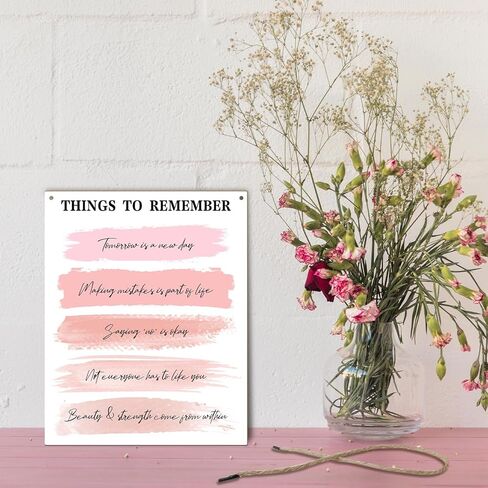 هدية الصحة العقلية للنساء والفتيات هدايا علم النفس العلاج مكتب العلاج ديكور خشبي لافتة معلقة، باب خشبي ملهم لوحة فنية جدارية للمنزل المستشار والمكتب والفصول الدراسية وغرفة النوم -22 in Kuwait