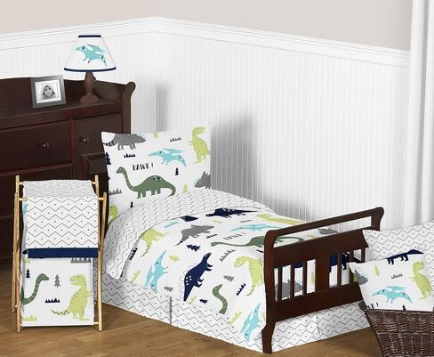 Sweet Jojo Designs Window Treatment Valance for Blue and Green Modern Dinosaur Collection in Saudi Arabia