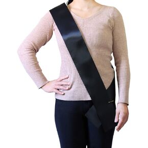 FENDOLE 6 Pack Hot Pink Blank Sash,Plain Satin Sashes,Sashes for Pageants,DIY Sashes for Party Decorations,Blank Sashes for Pageants