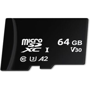 64G Micro SDXC Memory Card Read Speed up to 100 MB/s for Smartphones, Tablets, Cameras, GoPro/Action Cameras, laptops, Desktop Computers in Kuwait