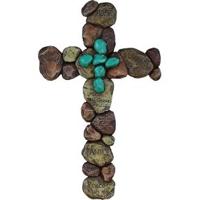 Pebble Cross Wall Decor in Kuwait