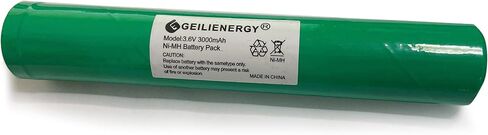 3.6V 3000mAh 75375 Battery Compatible with Stinger 75375 75175 75176 LED HP, XT,DS,PolyStinger, Pelican M9, FL126 Flashlight Batteries (2PACK) in Saudi Arabia