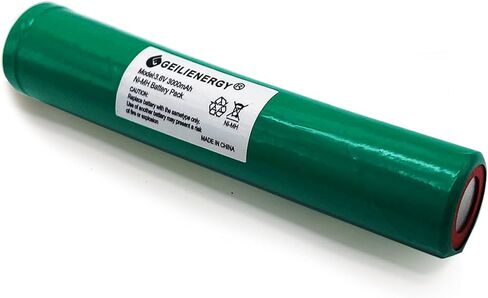 3.6V 3000mAh 75375 Battery Compatible with Stinger 75375 75175 75176 LED HP, XT,DS,PolyStinger, Pelican M9, FL126 Flashlight Batteries (2PACK) in Saudi Arabia
