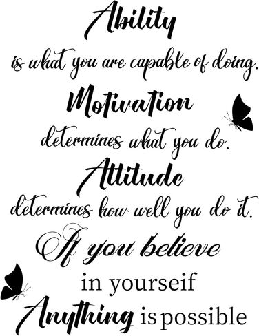 ملصقات جدارية تحفيزية من بلاستيك PVC قابلة للازالة باقتباسات ملهمة من امونم، ملصقات جدارية تحفيزية باقوال روحية، ديكور تعليمي للاطفال الرضع وغرفة النوم وغرفة المعيشة in Kuwait