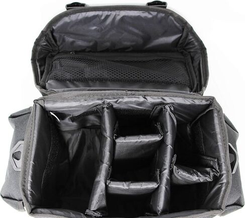 Commander Optics Large Universal DSLR Camera Case Gadget Bag - 11 x 7 x 7 Inches, Black/Red in Saudi Arabia