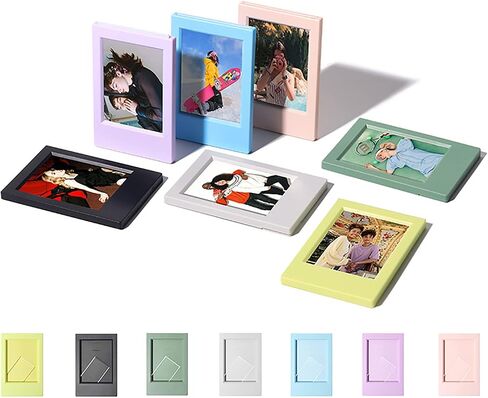 Rieibi Picture Holder Storage Case for Fujifilm Instax Mini Evo/12/11/9/8/7+/99/90/40/Link 3 Inch Film Photo - Photo Storage Box with Wrist Lanyard in Saudi Arabia
