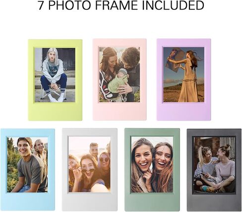 Rieibi Picture Holder Storage Case for Fujifilm Instax Mini Evo/12/11/9/8/7+/99/90/40/Link 3 Inch Film Photo - Photo Storage Box with Wrist Lanyard in Saudi Arabia