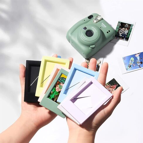 Rieibi Picture Holder Storage Case for Fujifilm Instax Mini Evo/12/11/9/8/7+/99/90/40/Link 3 Inch Film Photo - Photo Storage Box with Wrist Lanyard in Saudi Arabia