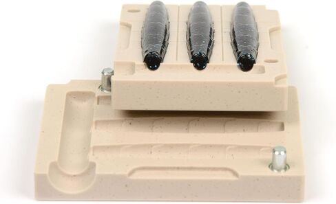 Soft Plastiс Lure Mold Making Injection Molds Fishing Googan Rattlin NED Stick 3'' Three Cavity in Saudi Arabia