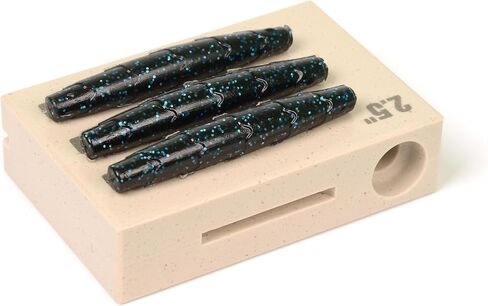 Soft Plastiс Lure Mold Making Injection Molds Fishing Googan Rattlin NED Stick 3'' Three Cavity in Saudi Arabia