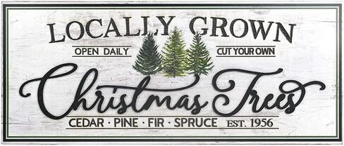 All Chic 42.5"x7.2" Merry Christmas Sign Christmas Decorations Indoor Santa Vintage Plaque Christmas Decoration Farmhouse Wall Decor in Saudi Arabia