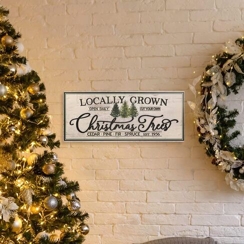 All Chic 42.5"x7.2" Merry Christmas Sign Christmas Decorations Indoor Santa Vintage Plaque Christmas Decoration Farmhouse Wall Decor in Saudi Arabia