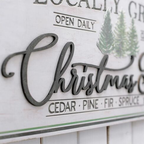 All Chic 42.5"x7.2" Merry Christmas Sign Christmas Decorations Indoor Santa Vintage Plaque Christmas Decoration Farmhouse Wall Decor in Saudi Arabia