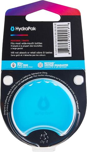 هيدراباك واقي رذاذ الفم الواسع من ووترغيت، عبوة من 3 قطع - خالٍ من BPA وبلاستيك PVC - يناسب معظم الزجاجات ذات الفم العريض 63 ملم in Kuwait