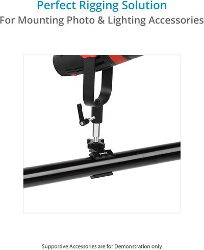 PROAIM SnapRig End Jaw Vise Grip/Clamp w/ 5/8" Baby Pin. Standard 3/8"-16 Mount & Adaptable 2" Clamping Range. Removable Baby Pin, Secure & Sturdy Tightening Knob. Tool-less, 20kg/44lb Payload (CL217) in Saudi Arabia