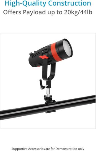 PROAIM SnapRig End Jaw Vise Grip/Clamp w/ 5/8" Baby Pin. Standard 3/8"-16 Mount & Adaptable 2" Clamping Range. Removable Baby Pin, Secure & Sturdy Tightening Knob. Tool-less, 20kg/44lb Payload (CL217) in Saudi Arabia