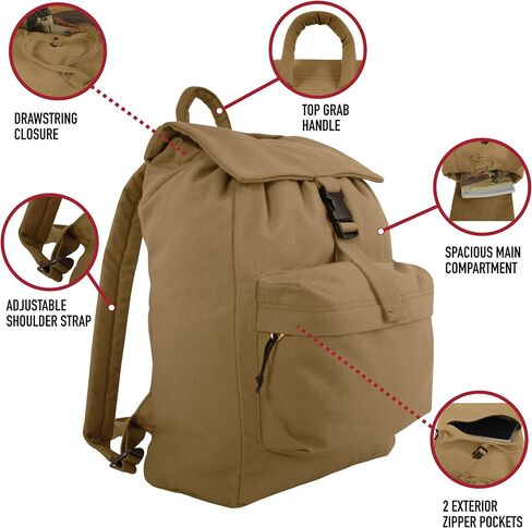 Rothco Canvas Daypack in Saudi Arabia