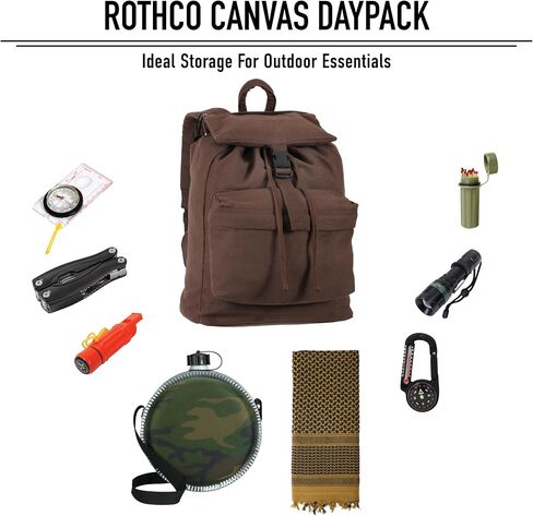 Rothco Canvas Daypack in Saudi Arabia