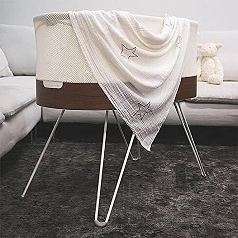 بطانية قماط للأطفال من Happiest Baby - بطانية من الموسلين للأولاد والبنات مصنوعة من القطن العضوي بنسبة 100% - مخططة in Kuwait