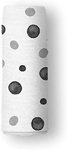 بطانية قماط للأطفال من Happiest Baby - بطانية من الموسلين للأولاد والبنات مصنوعة من القطن العضوي بنسبة 100% - مخططة in Kuwait