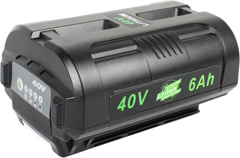 OP4060 40V 6.0Ah Lithium Battery Replacement for All Ryobi 40-Volt Power Tools OP4015 OP4026 OP40201 OP40261 OP4030 OP4040 OP40401 OP4050 OP40501 OP4050A OP40601 OP4060A RY40200 RY40403 RY40204 in Saudi Arabia